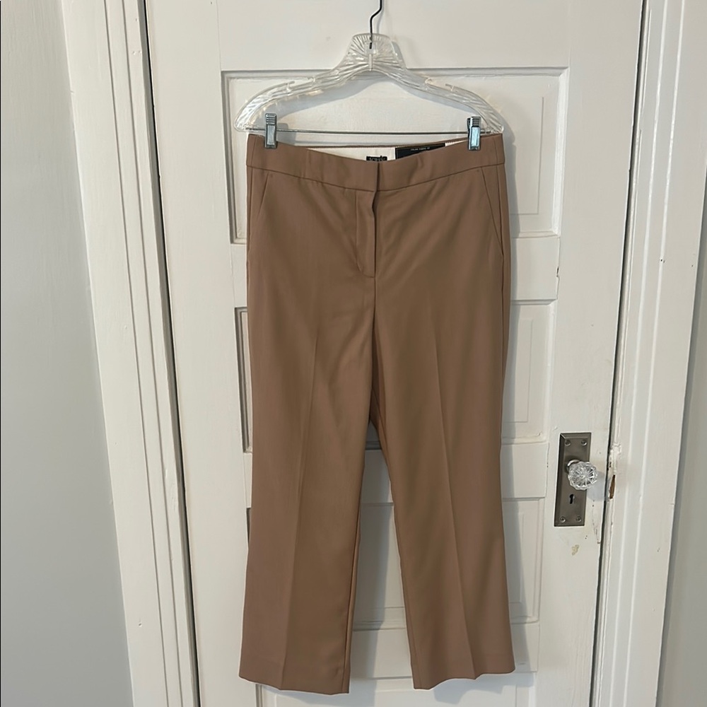 Jcrew Tan Straight Leg Women's Pants